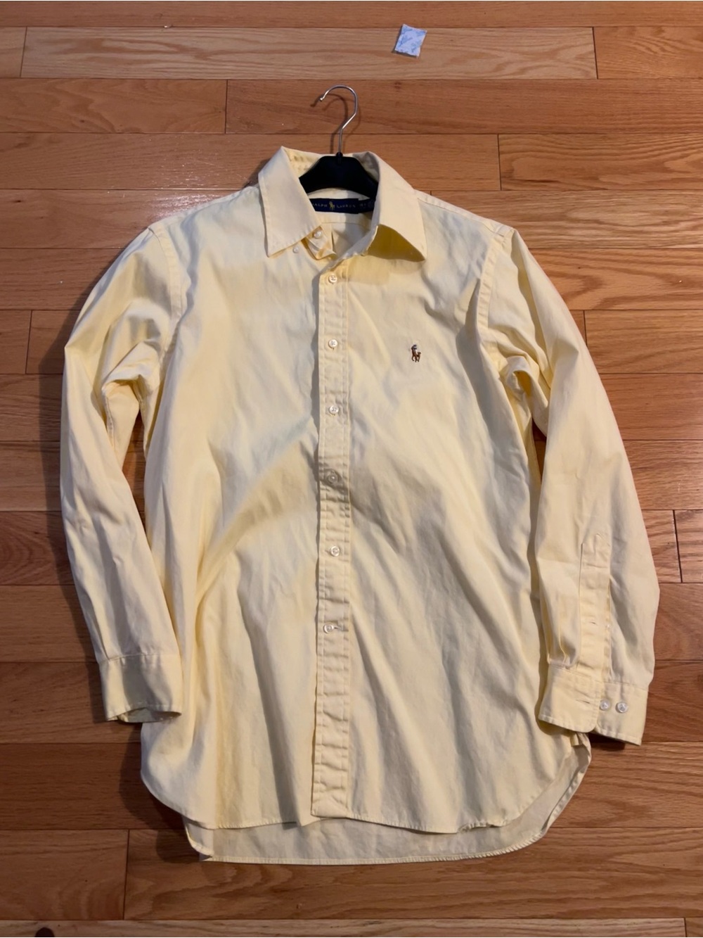 Ralph Lauren Yellow Button Up Shirt